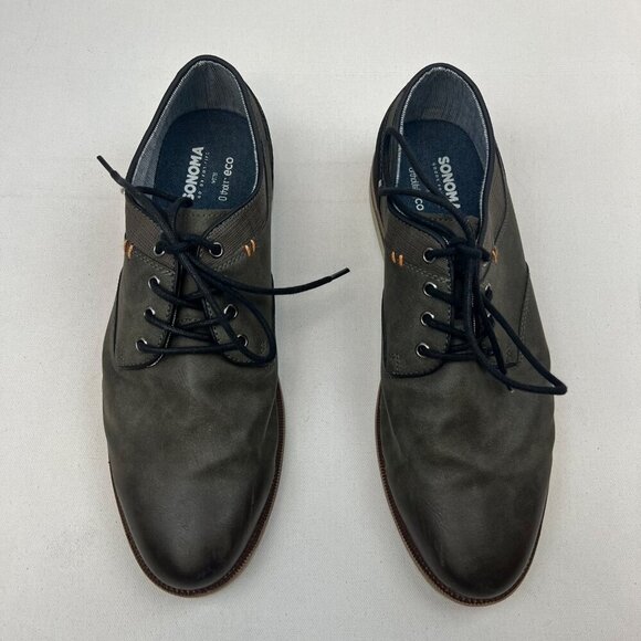Sonoma Ortholite Eco Men’s Dress Shoe Lace Up Brown Size 12M - Picture 3 of 9